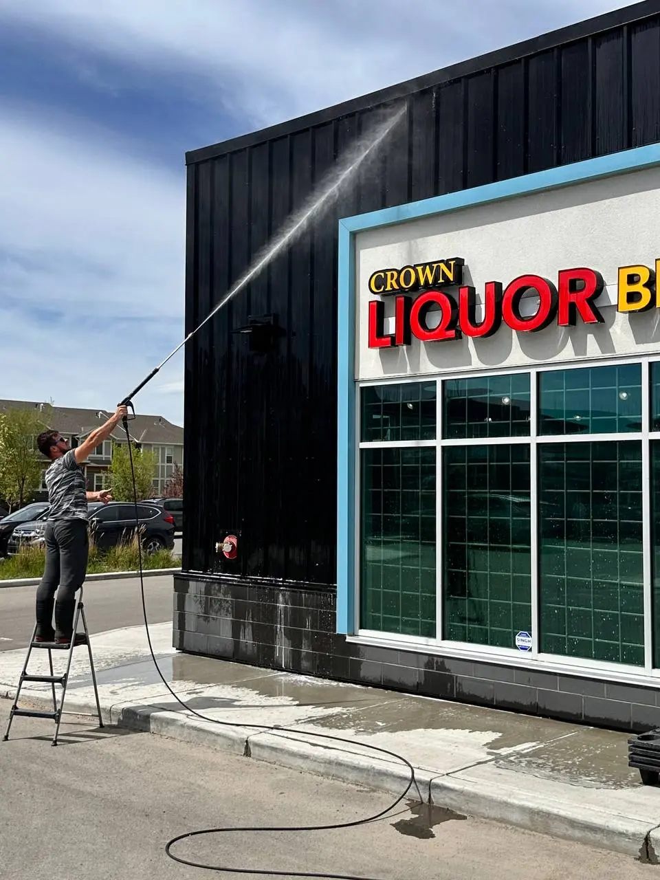 Crystal Touch commercial storefront cleaning
