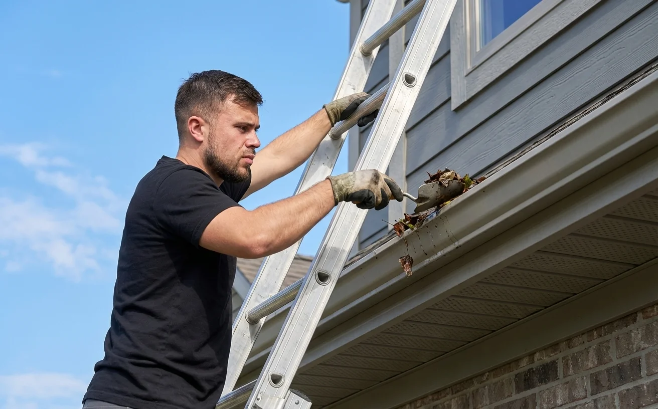 Gutter cleaning service