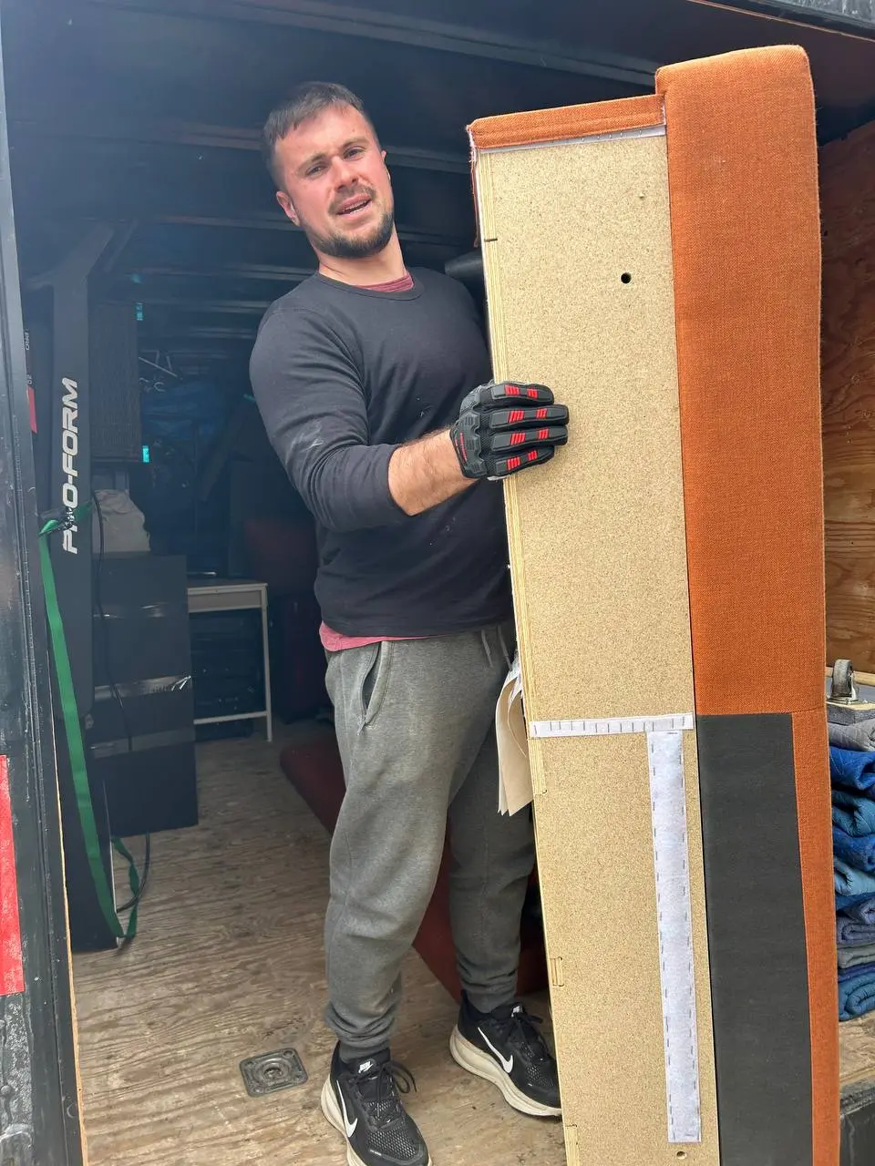 Crystal Touch moving team with truck