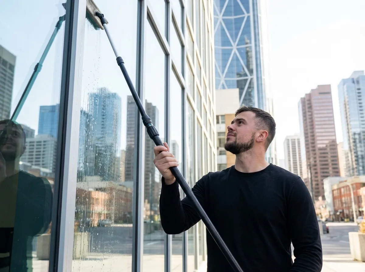 Commercial window cleaning